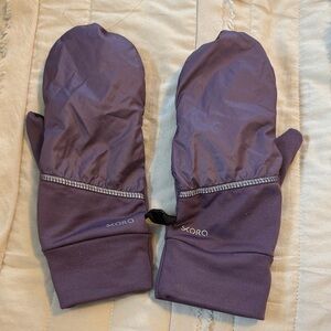 Skora Purple running gloves/Mittens
